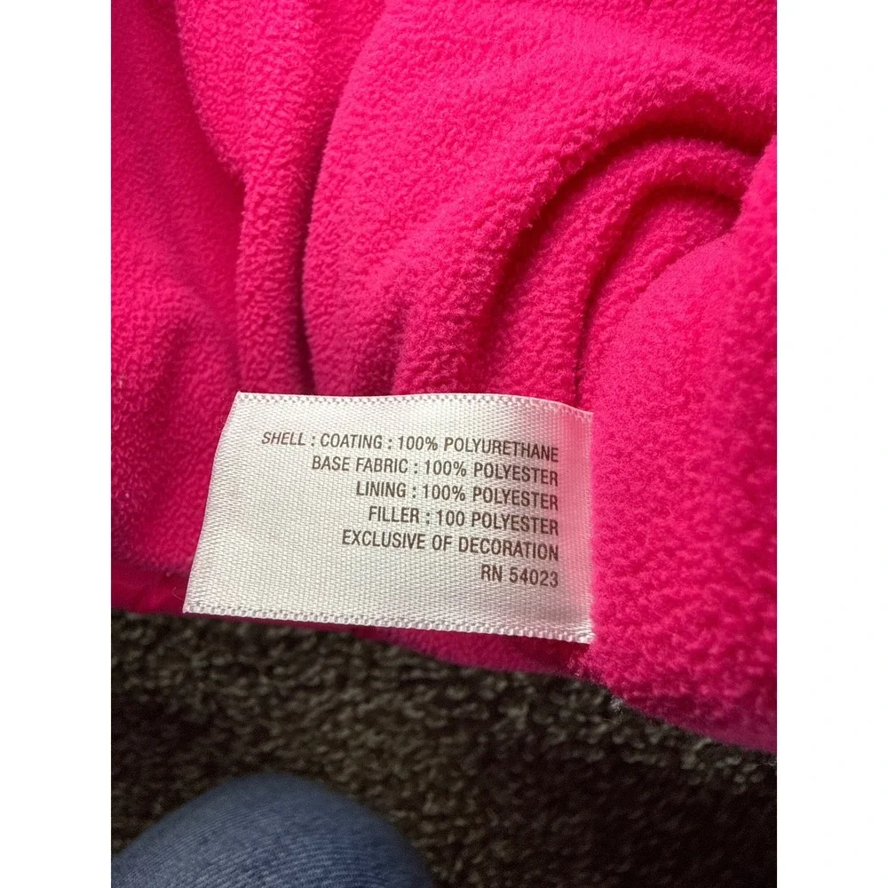 Old Navy Girls Hot Pink Quilted Puffer Vest Fleece Lined XS‎